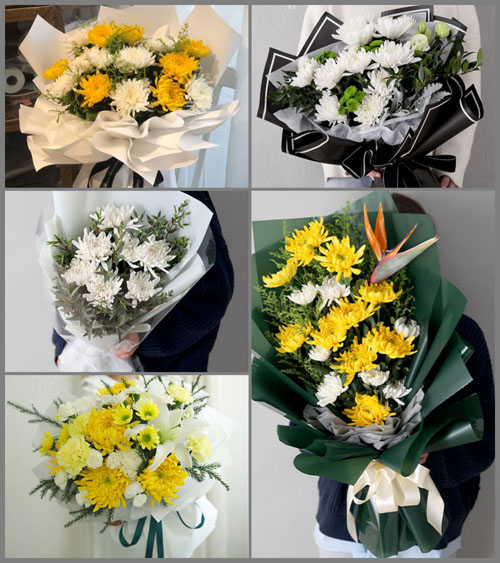 贵州毕节市纳雍县勺窝镇对门坡村白事花束代送
